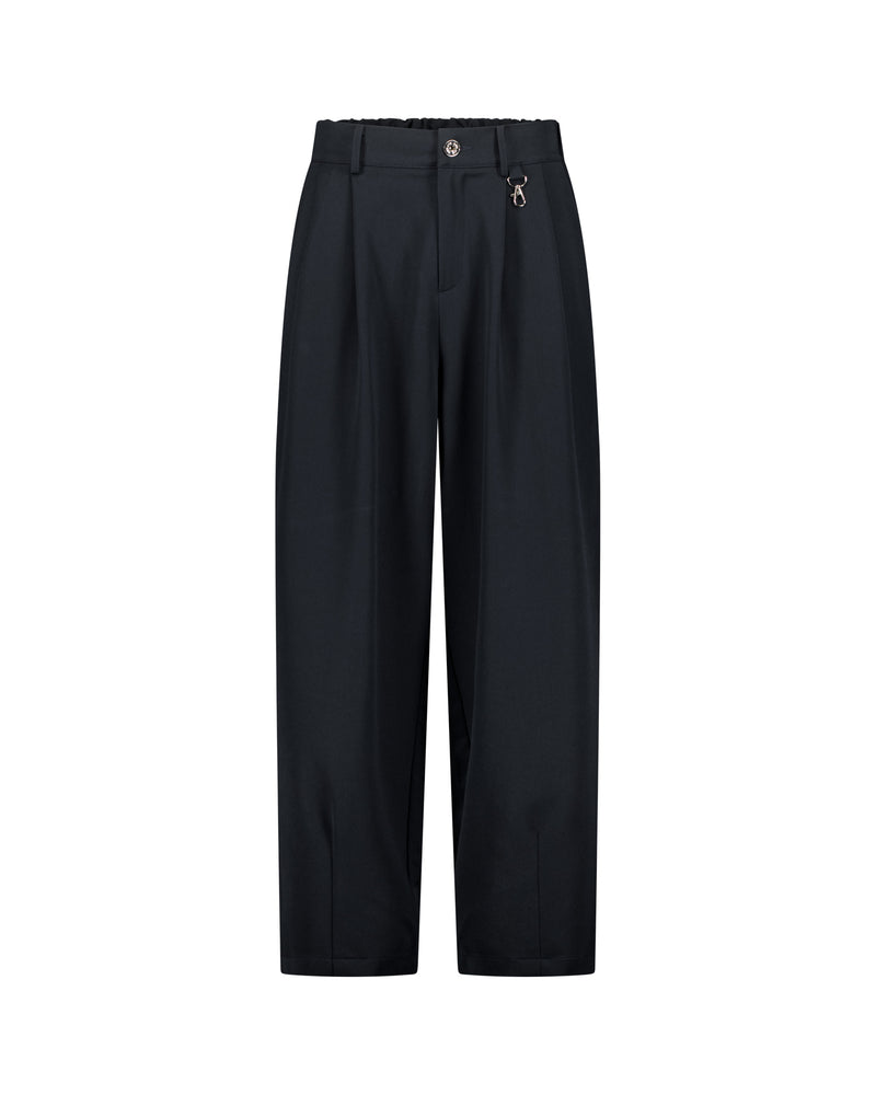 PLEATED PANT - NAVY