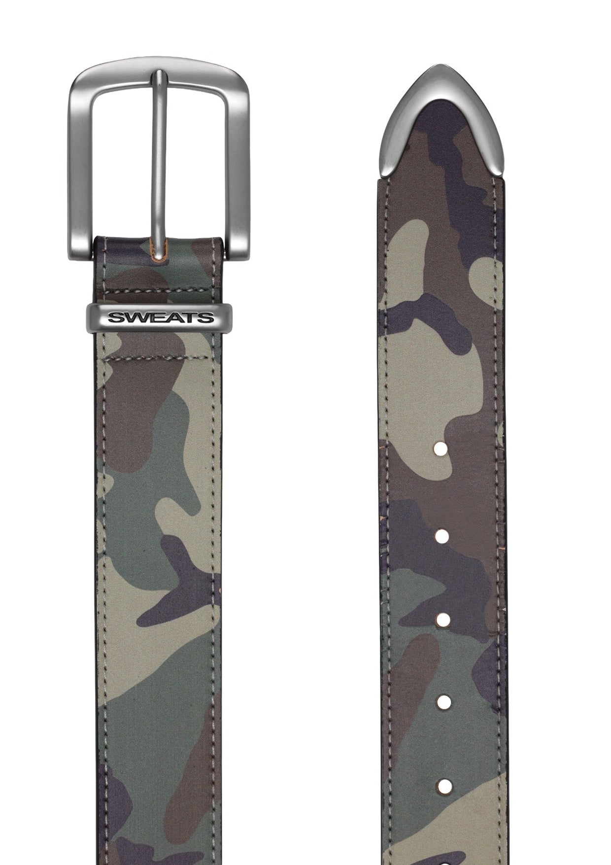 LEATHER BELT - CAMO