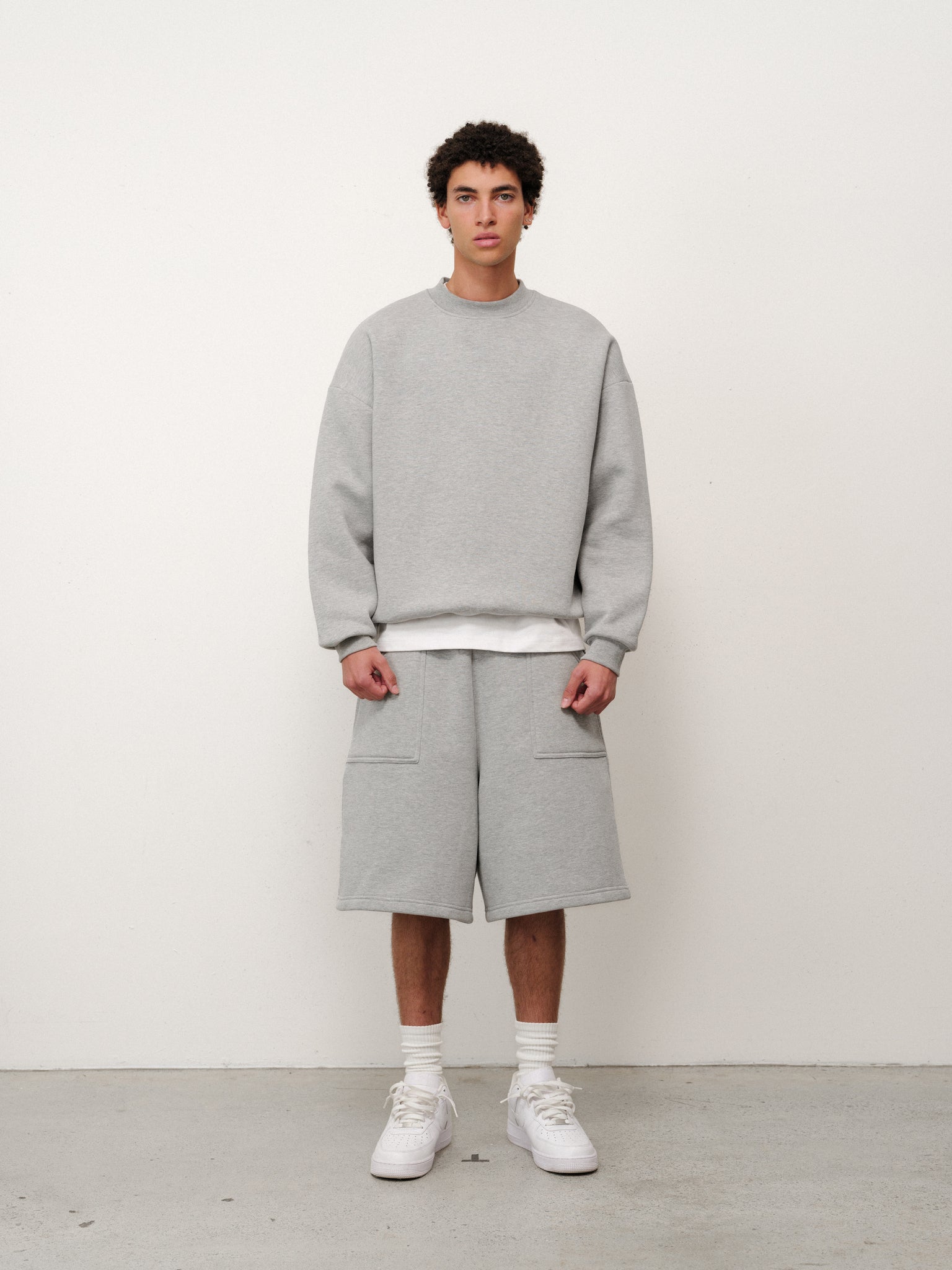 パンツ sweats collective COZY SHORTS - GREY Grey Cozy Shorts | Sweats Collective
