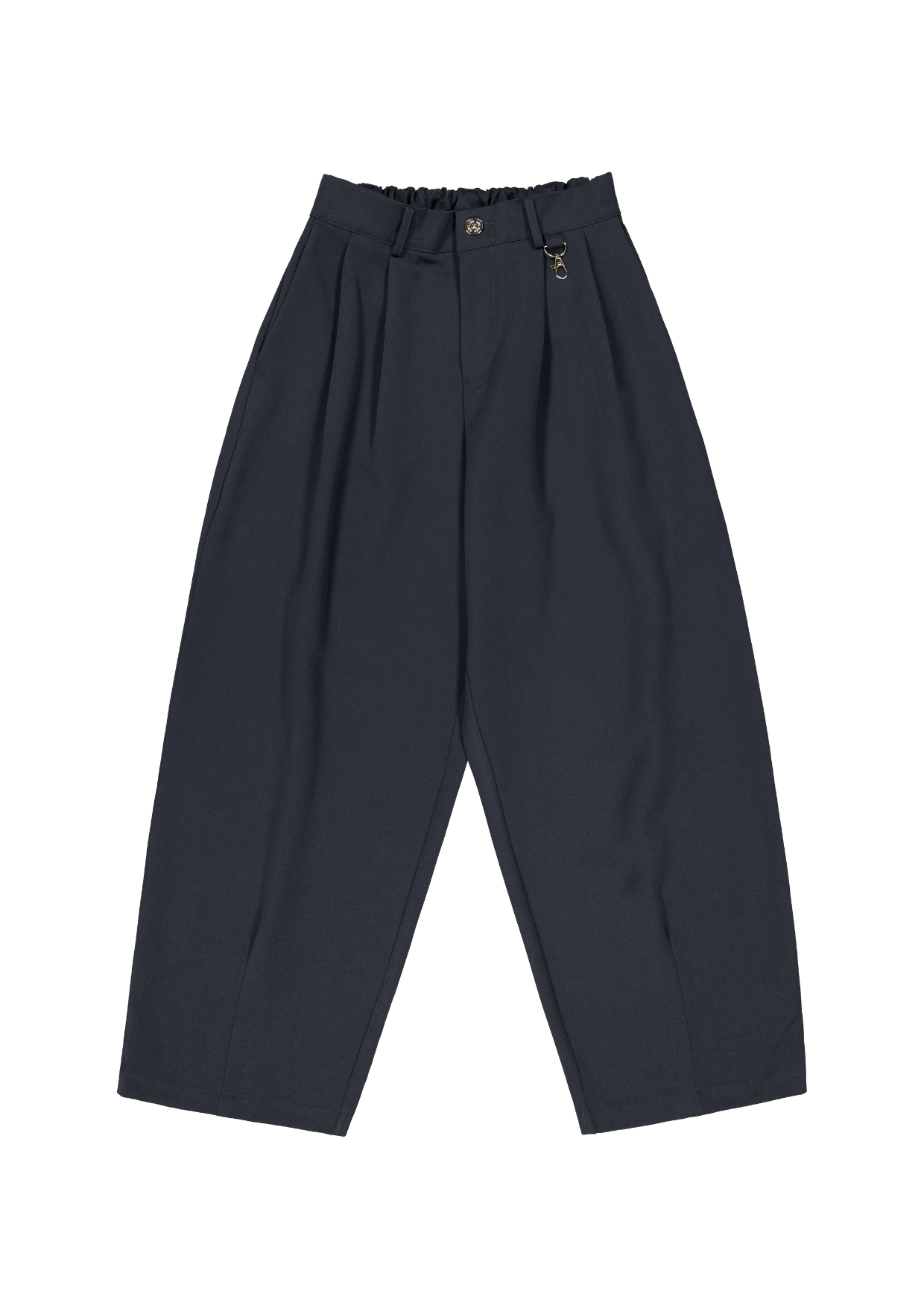 PLEATED PANT - NAVY