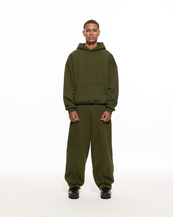 COZY STRAIGHT LEG SWEATS - MILITANT