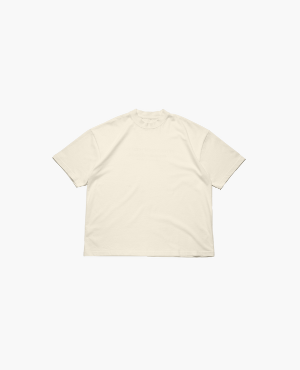 SIGNATURE BLANK T-SHIRT - OAT