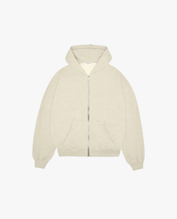 COZY ZIP UP - OAT