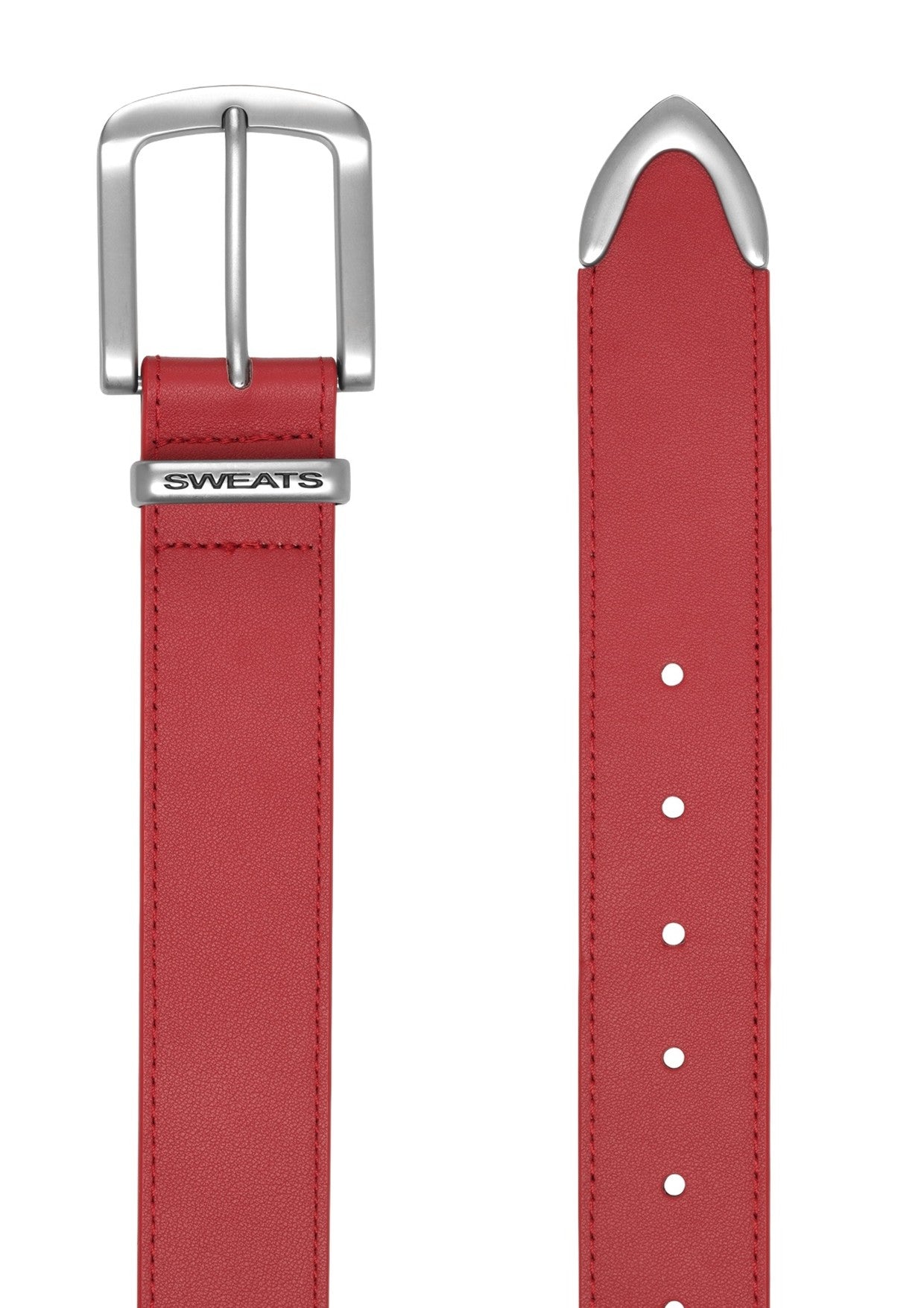 LEATHER BELT - RED