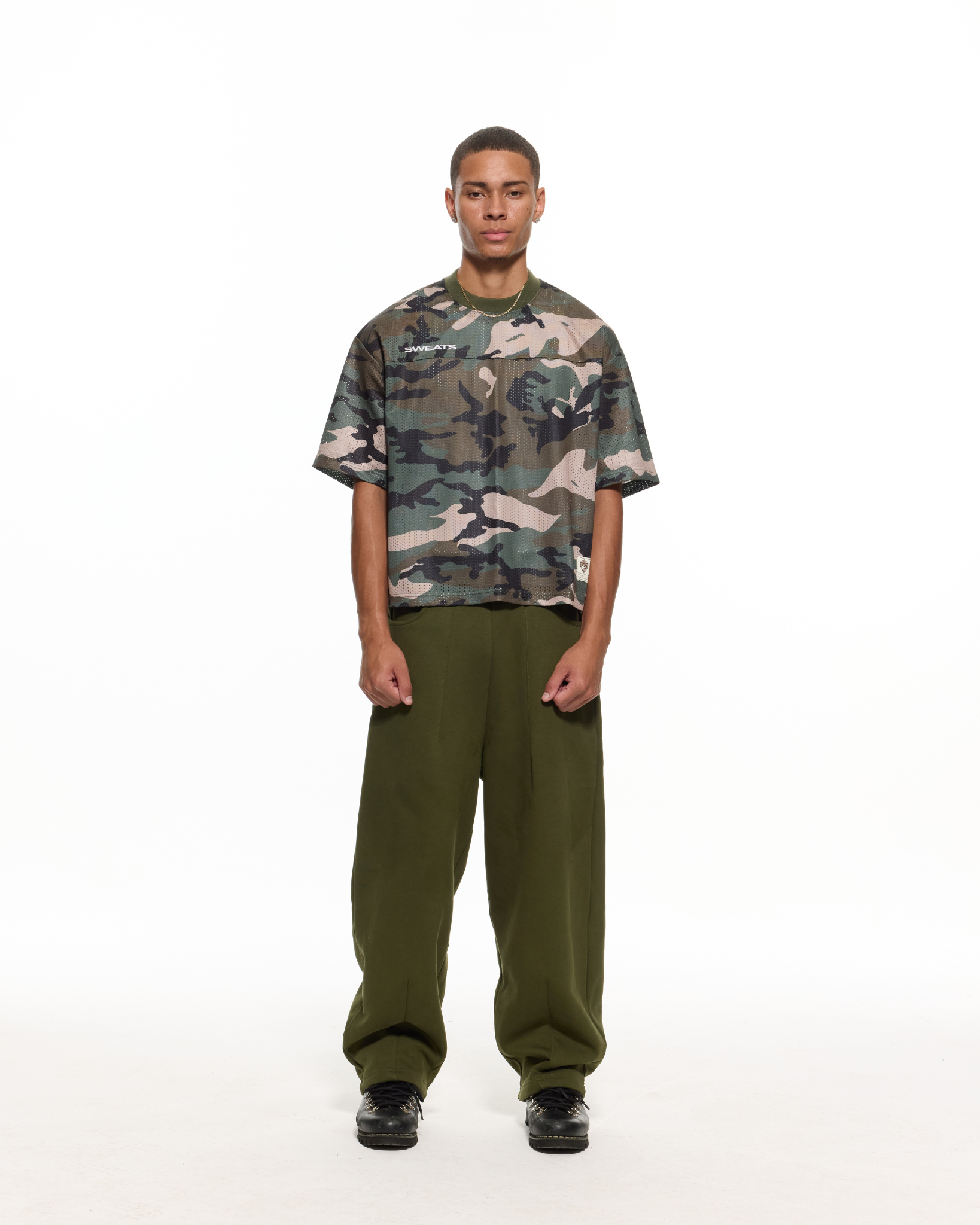 MESH SS T-SHIRT - CAMO