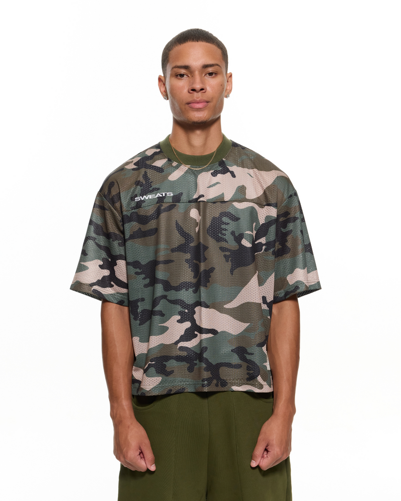 MESH SS T-SHIRT - CAMO