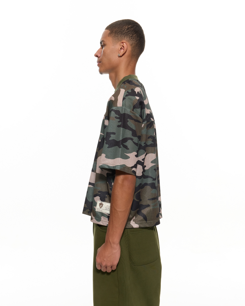 MESH SS T-SHIRT - CAMO