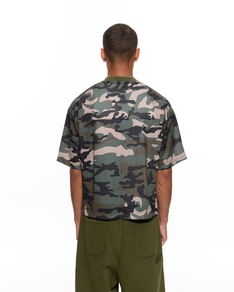 MESH SS T-SHIRT - CAMO