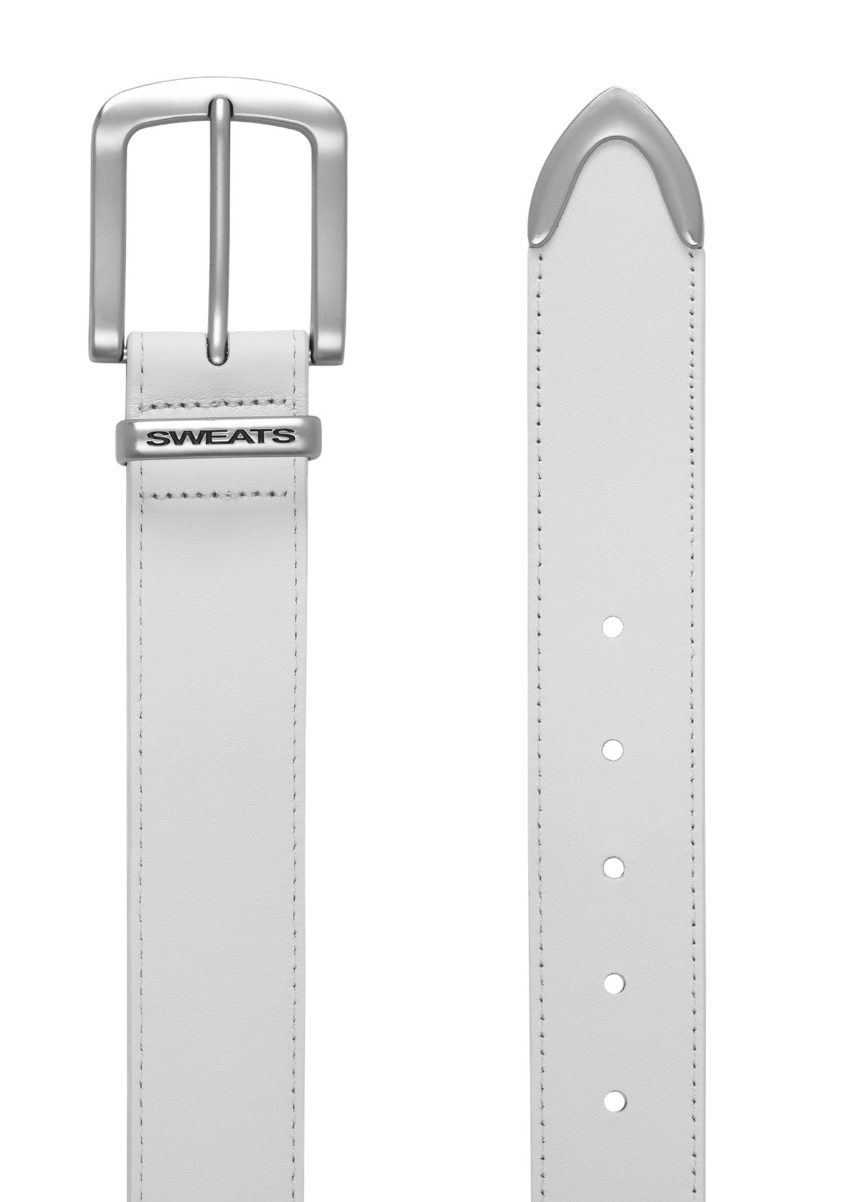 LEATHER BELT - WHITE