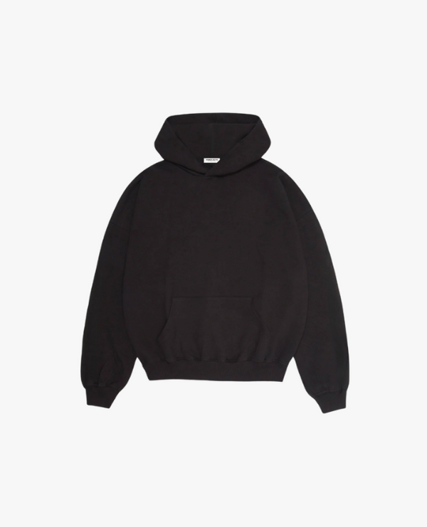 Black 50/50 Half-Zip Sweatshirt — Girlfriend Collective