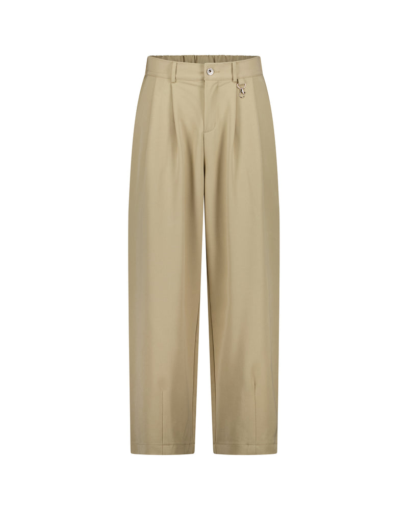 PLEATED PANT - SAND