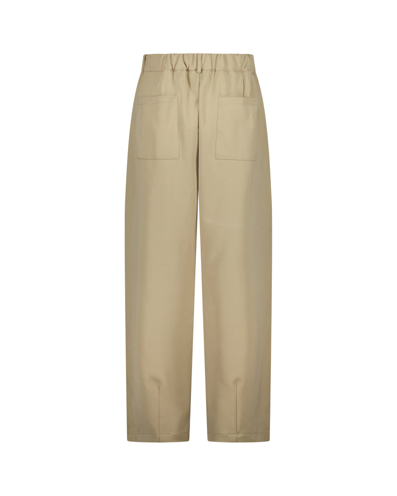 PLEATED PANT - SAND