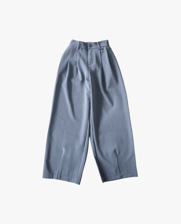 PLEATED PANT - GREY