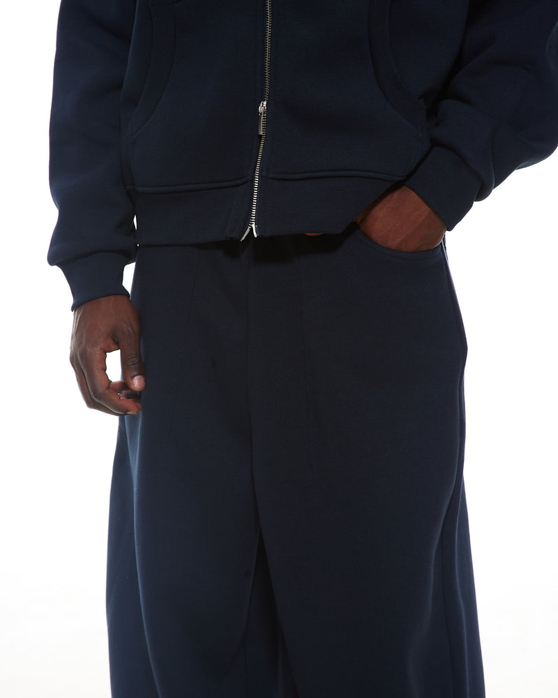 COZY STRAIGHT LEG SWEATS - NAVY