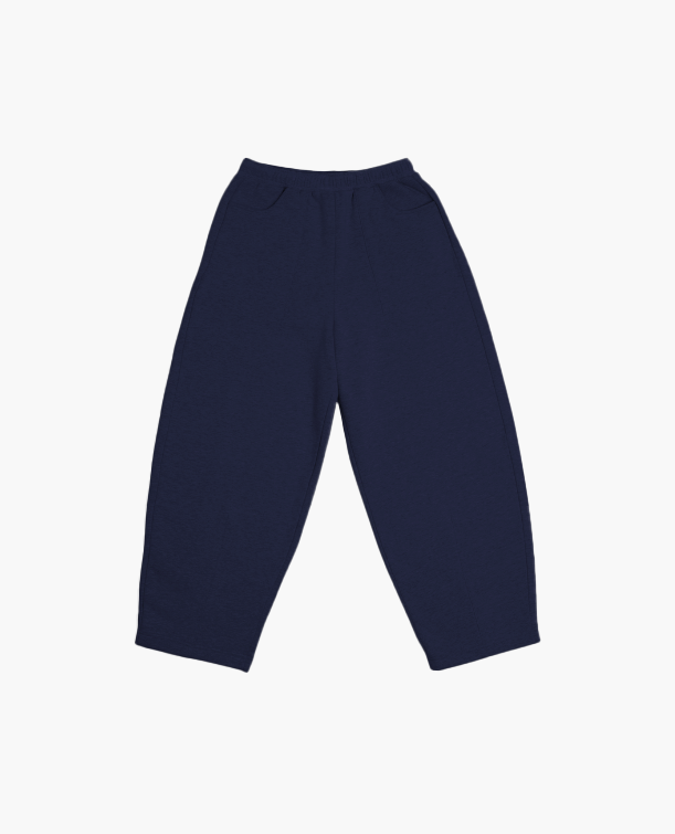 COZY STRAIGHT LEG SWEATS - NAVY