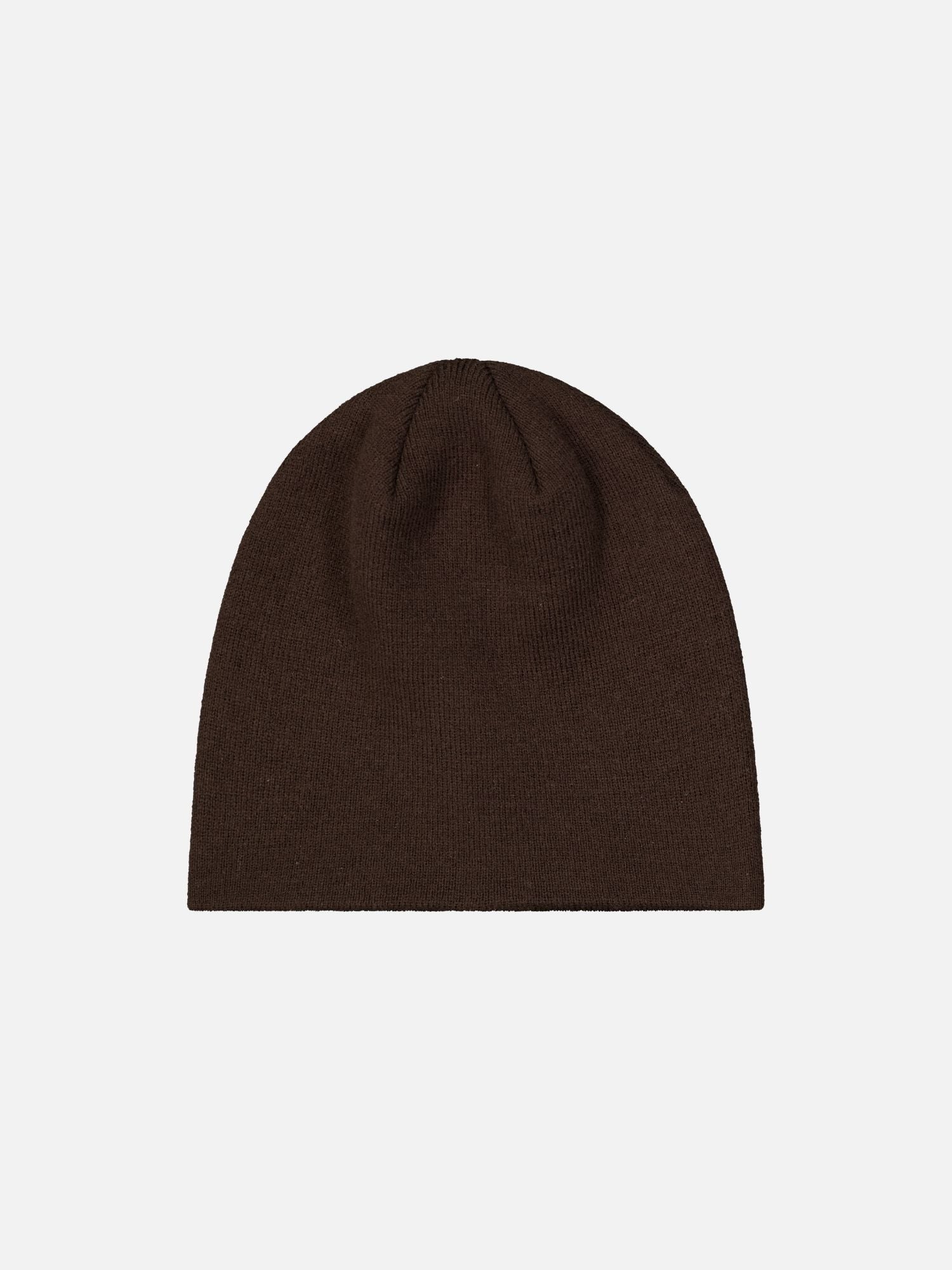 SKULL BEANIE - COFFEE