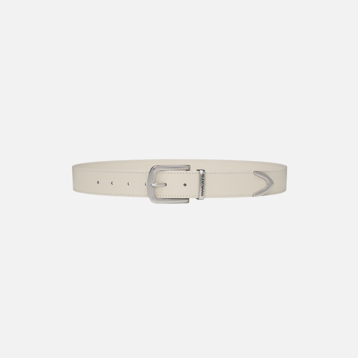 LEATHER BELT - CREAM display picture 1