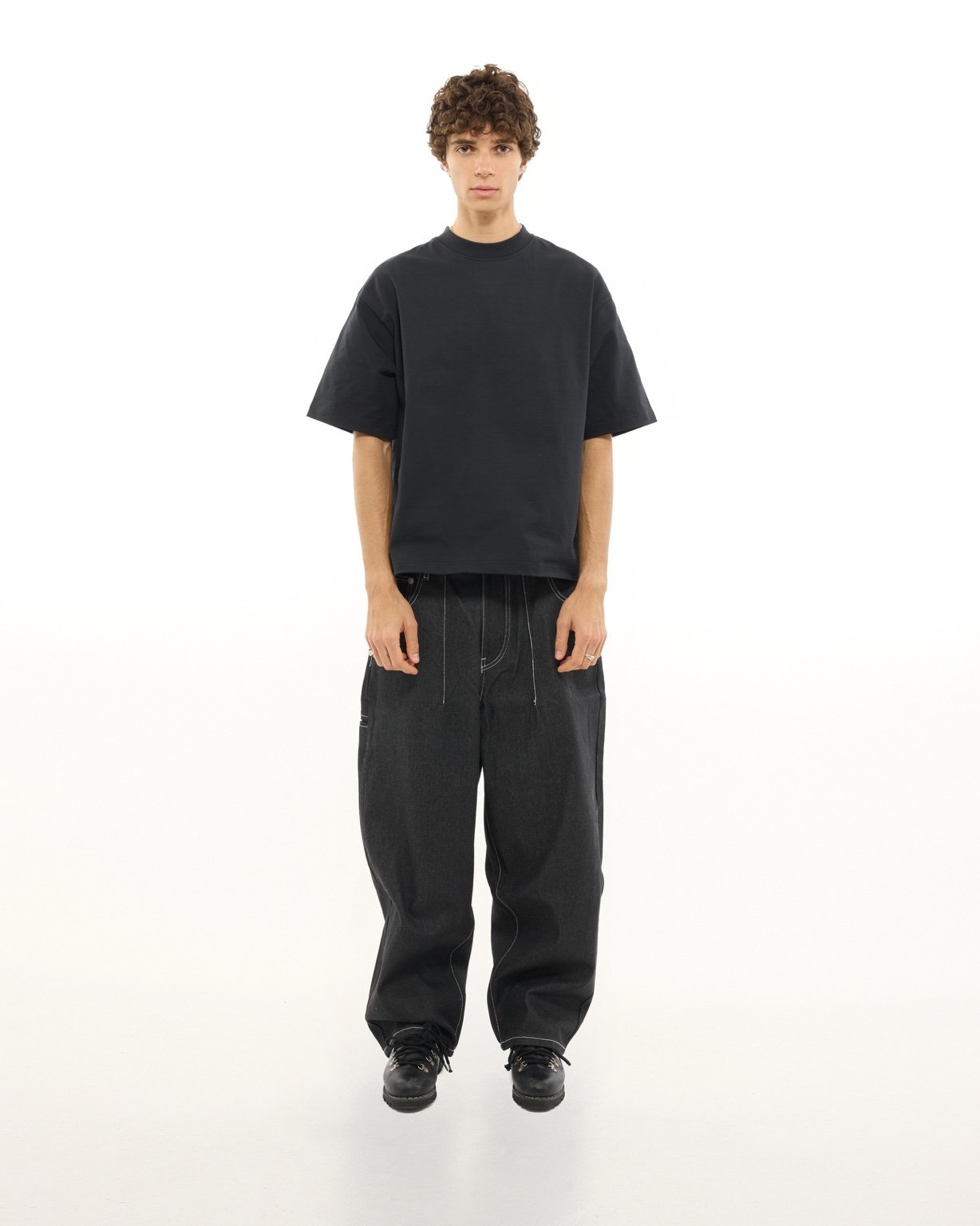 SIGNATURE BLANK T-SHIRT - BLACK