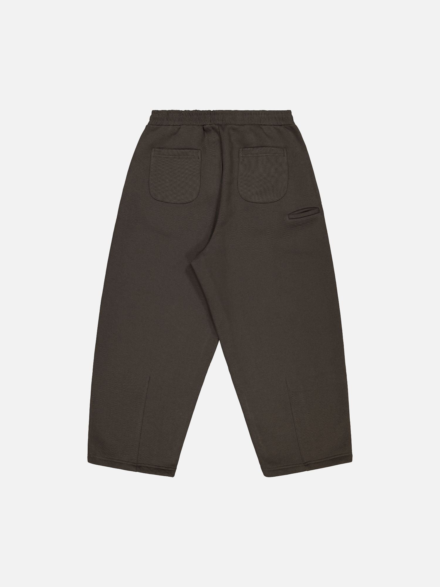 COZY STRAIGHT LEG SWEATS - COFFEE