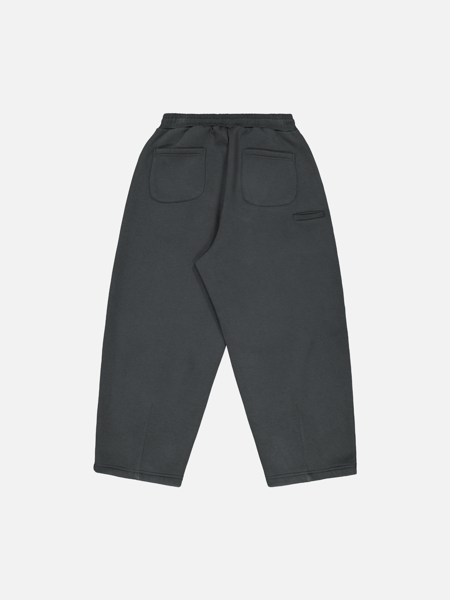 COZY STRAIGHT LEG SWEATS - GRANITE