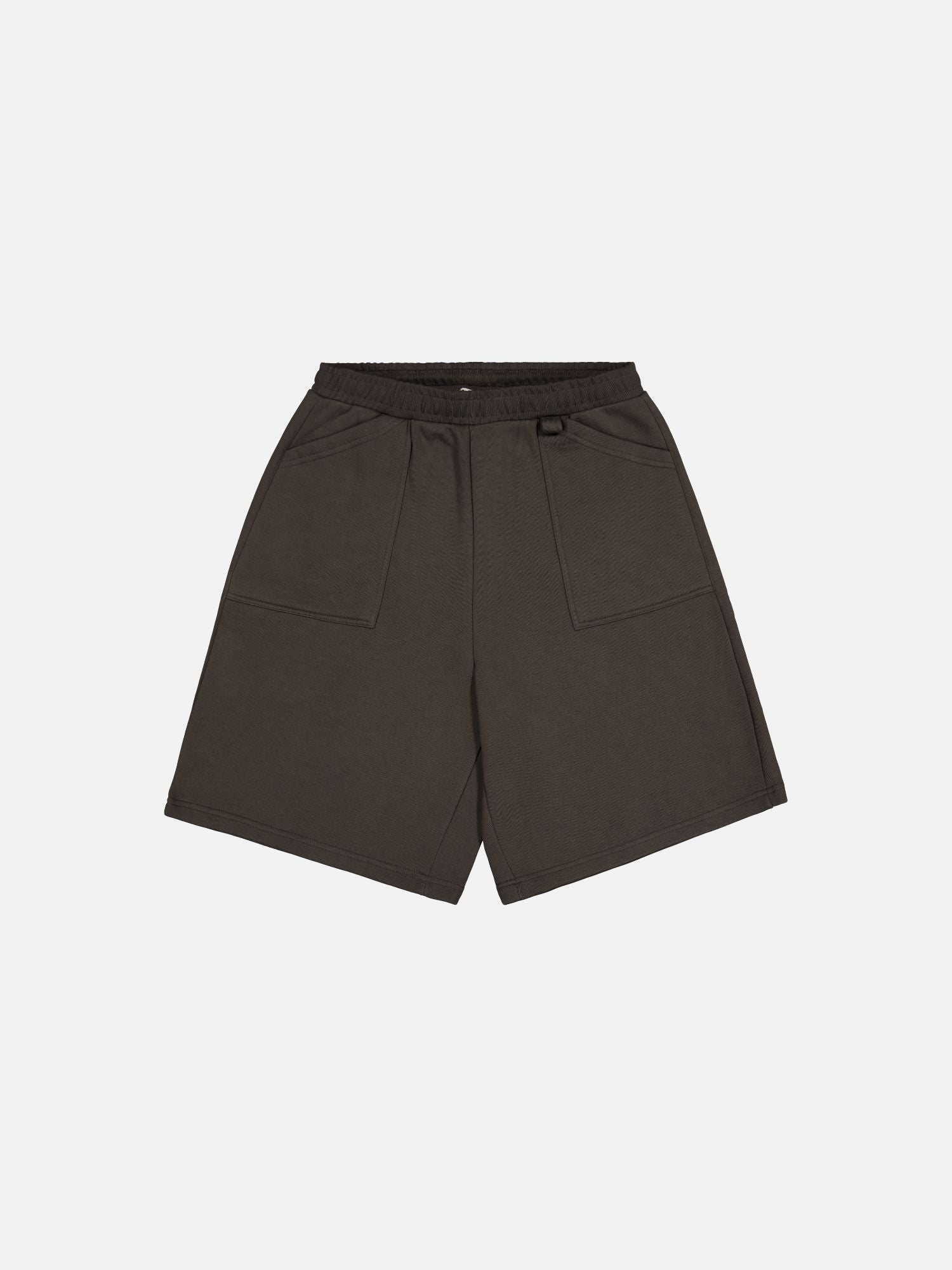 COZY SHORTS - COFFEE