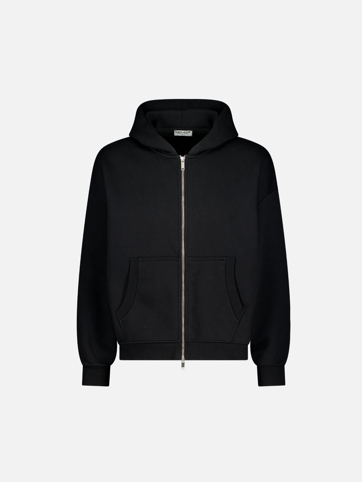COZY ZIP UP - BLACK