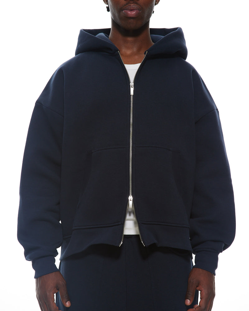 COZY ZIP UP - NAVY