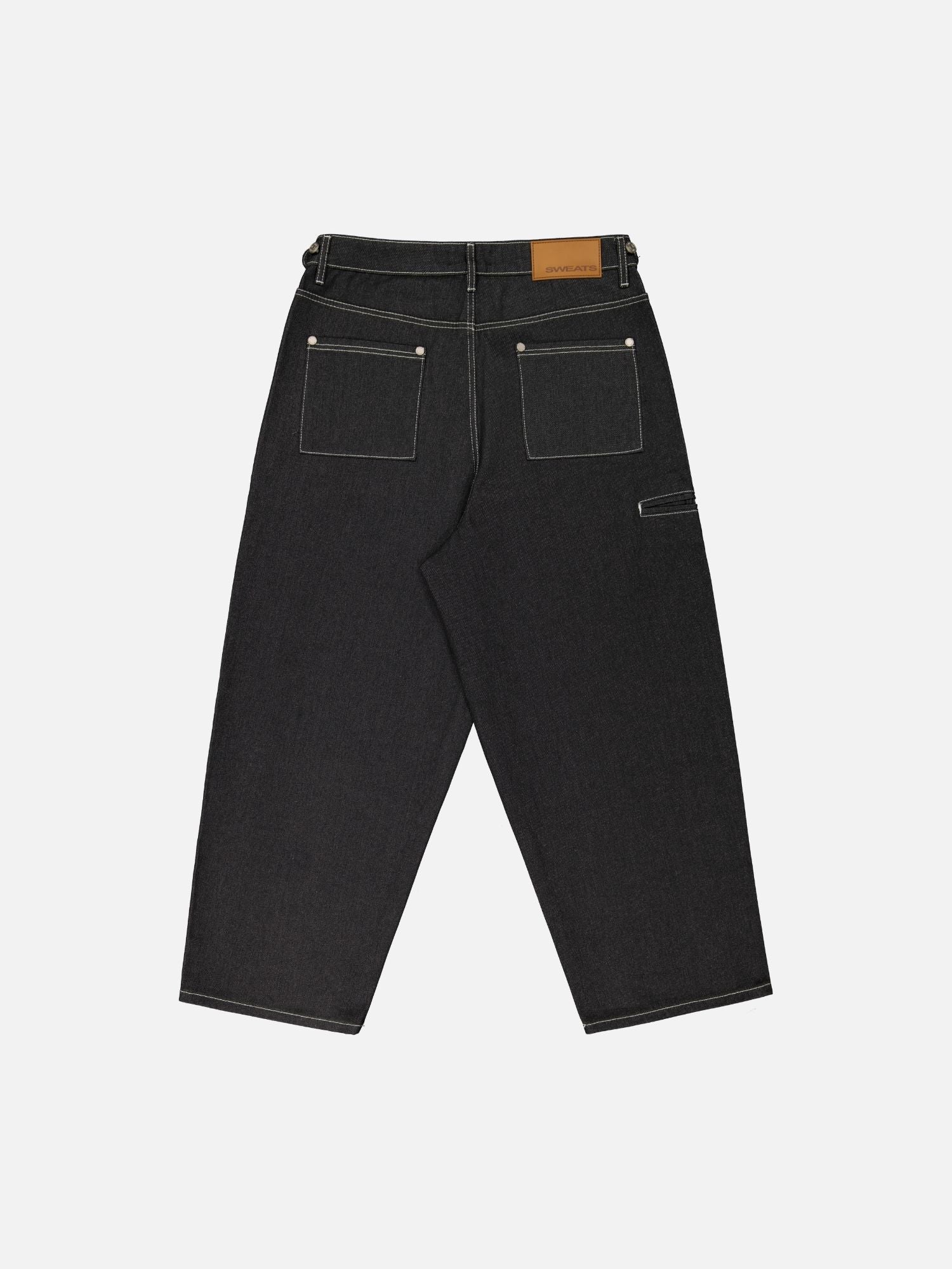 Black Denim Baggy Jeans | Sweats Collective