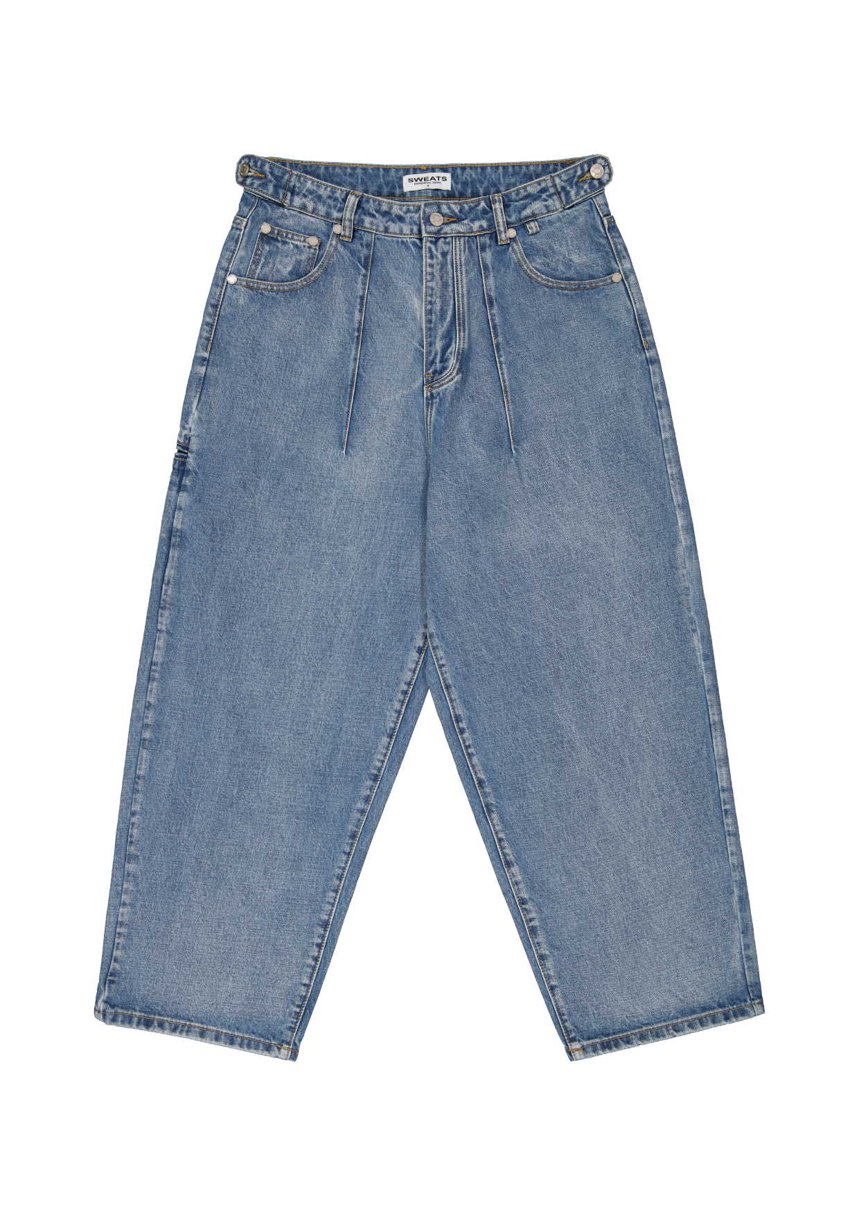 DENIM BAGGY JEANS - LIGHT BLUE