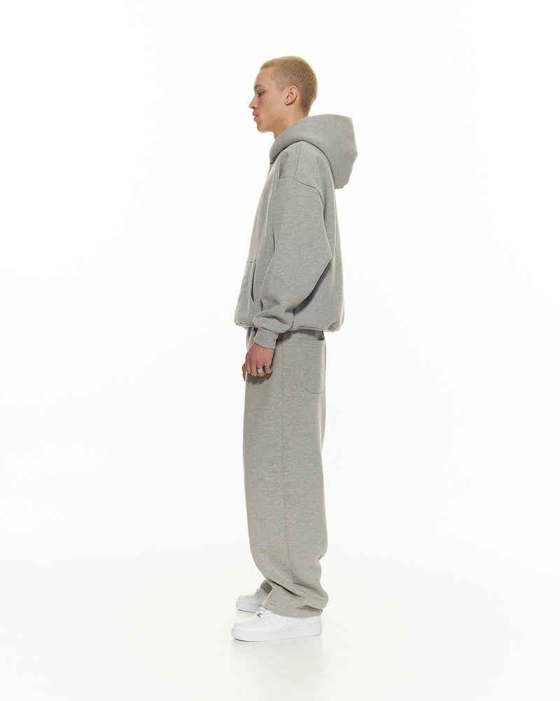 COZY STRAIGHT LEG SWEATS - GREY