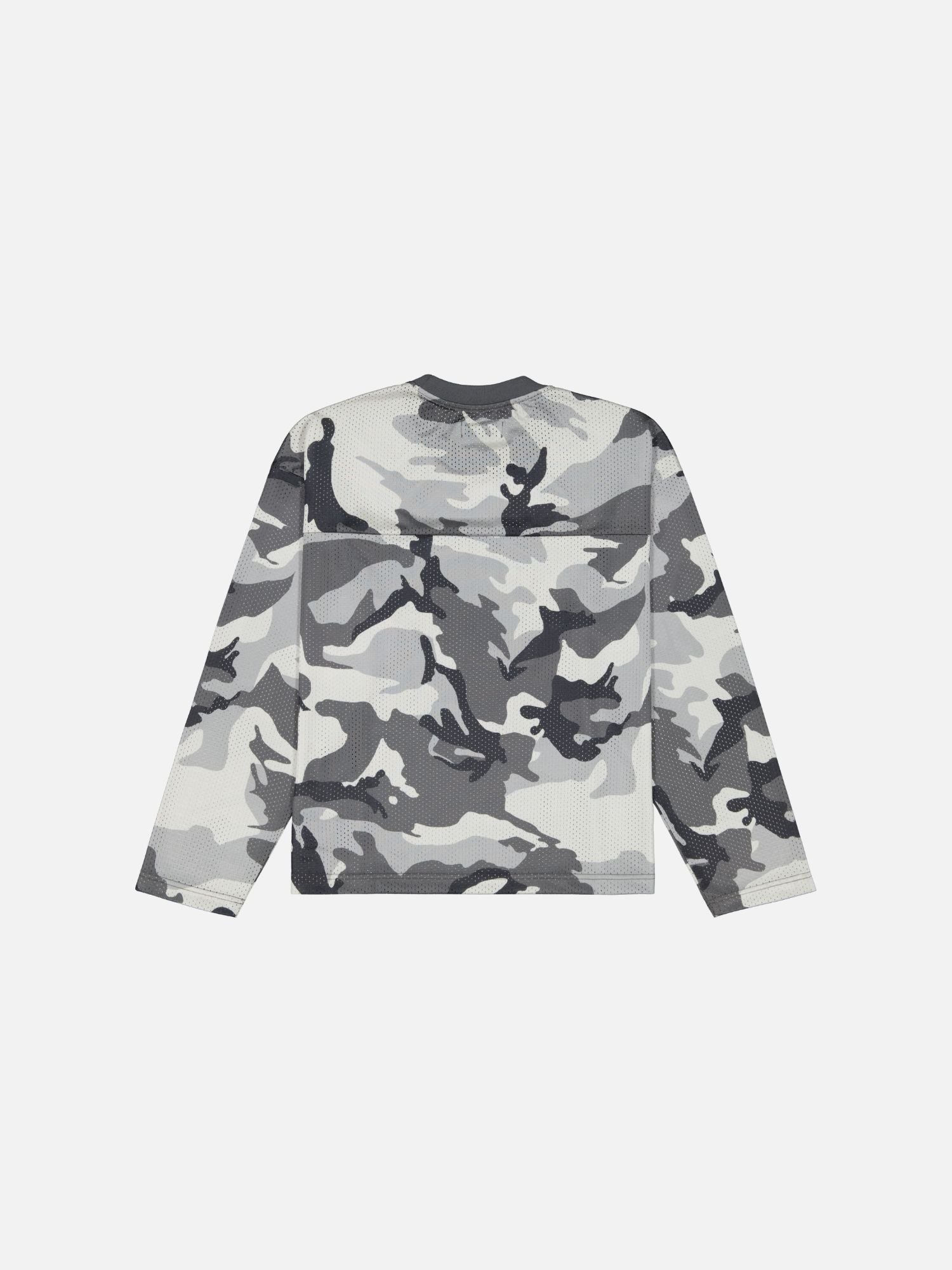MESH LS T-SHIRT - SNOW CAMO