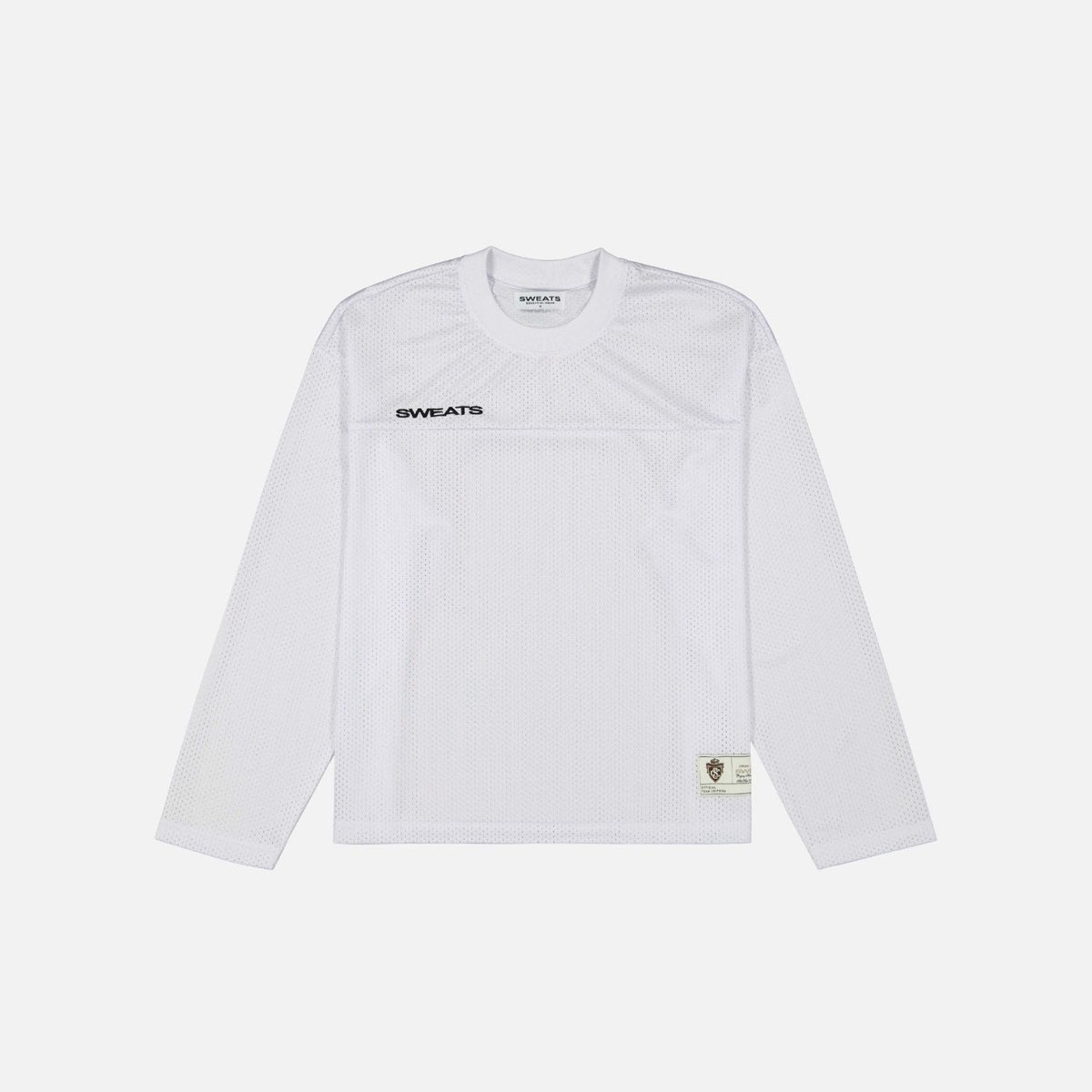 MESH LS T-SHIRT - WHITE