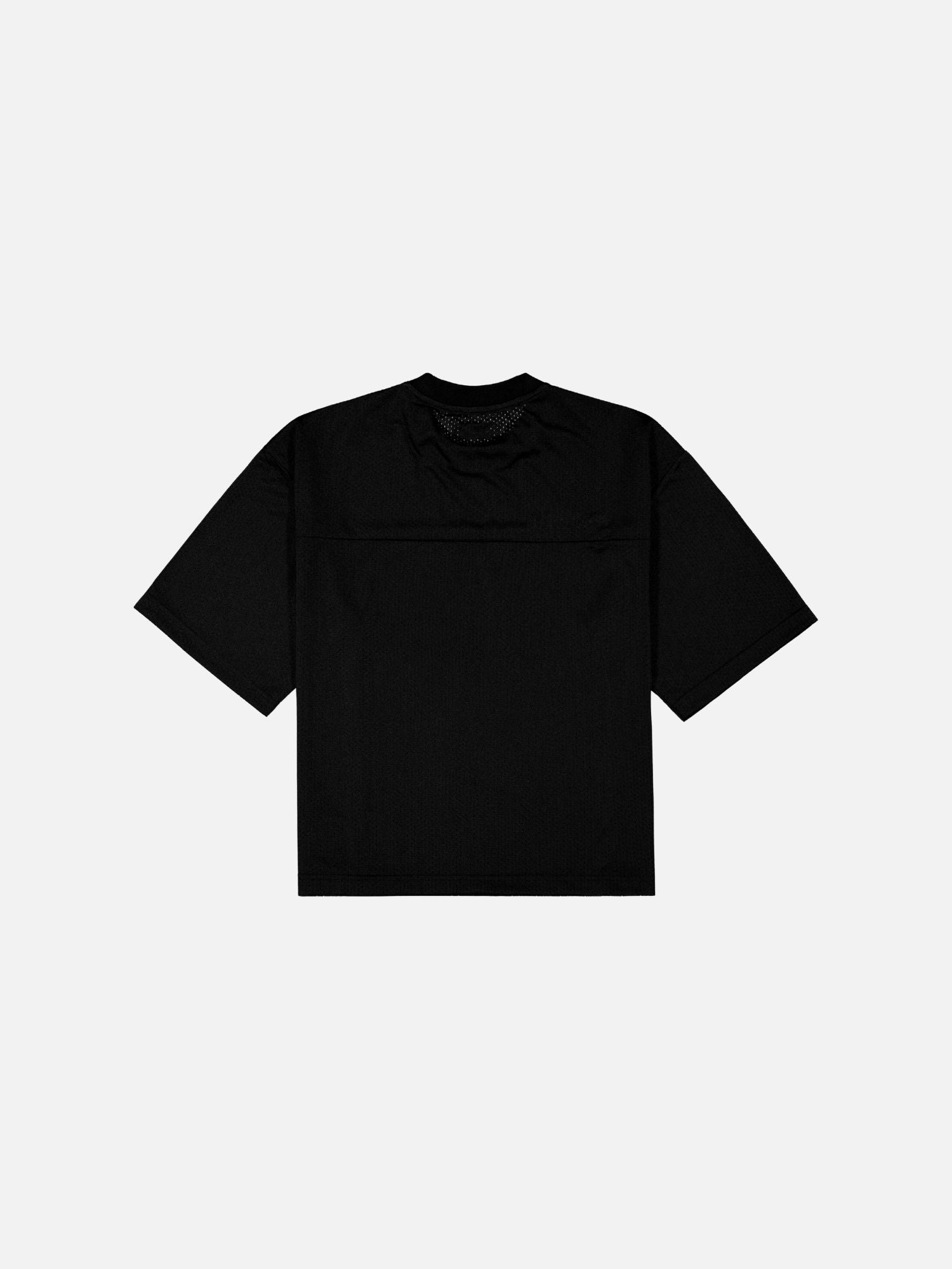 MESH SS T-SHIRT - BLACK