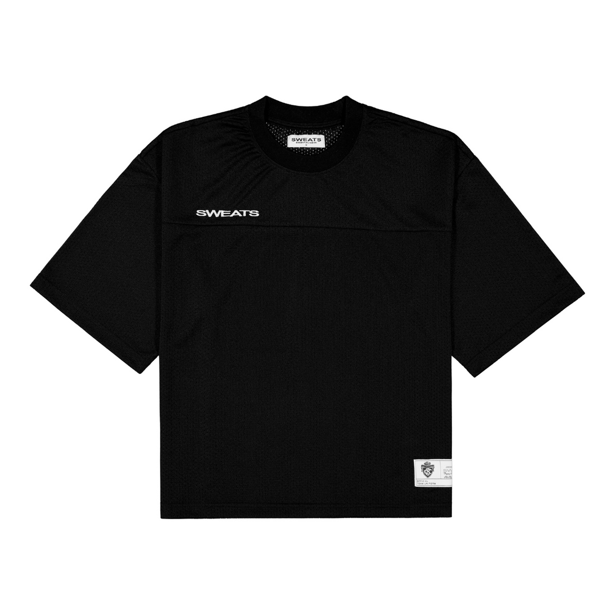 MESH SS T-SHIRT - BLACK