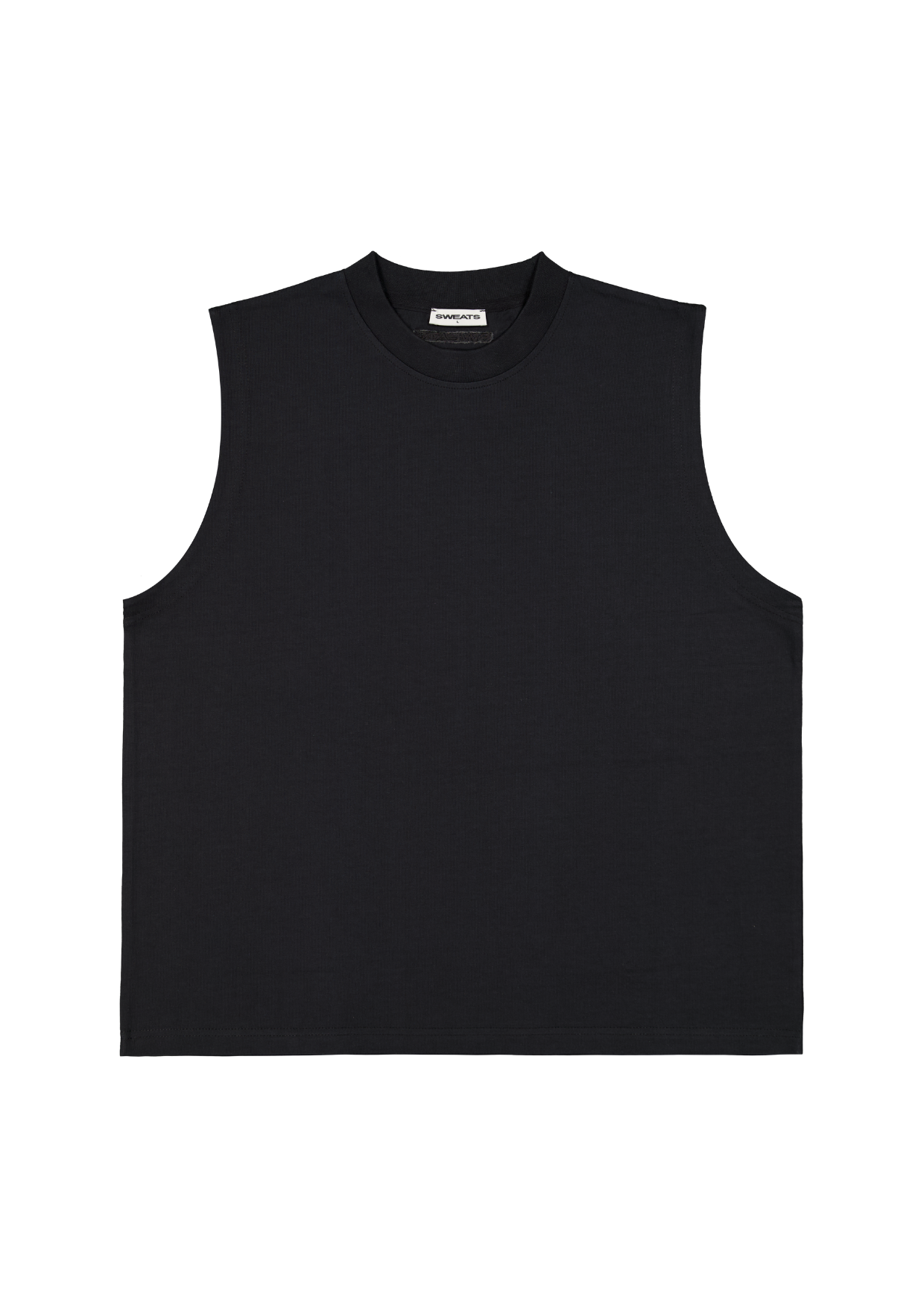 MUSCLE TEE - BLACK
