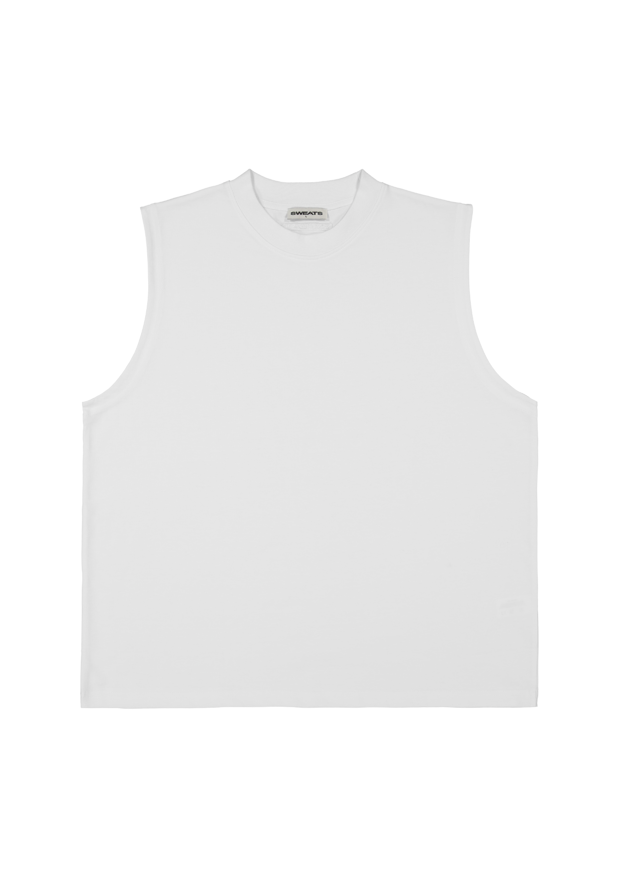 MUSCLE TEE - WHITE