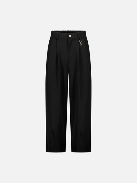 パンツ sweatscollective PLEATED PANT PLEATED PANT - BLACK