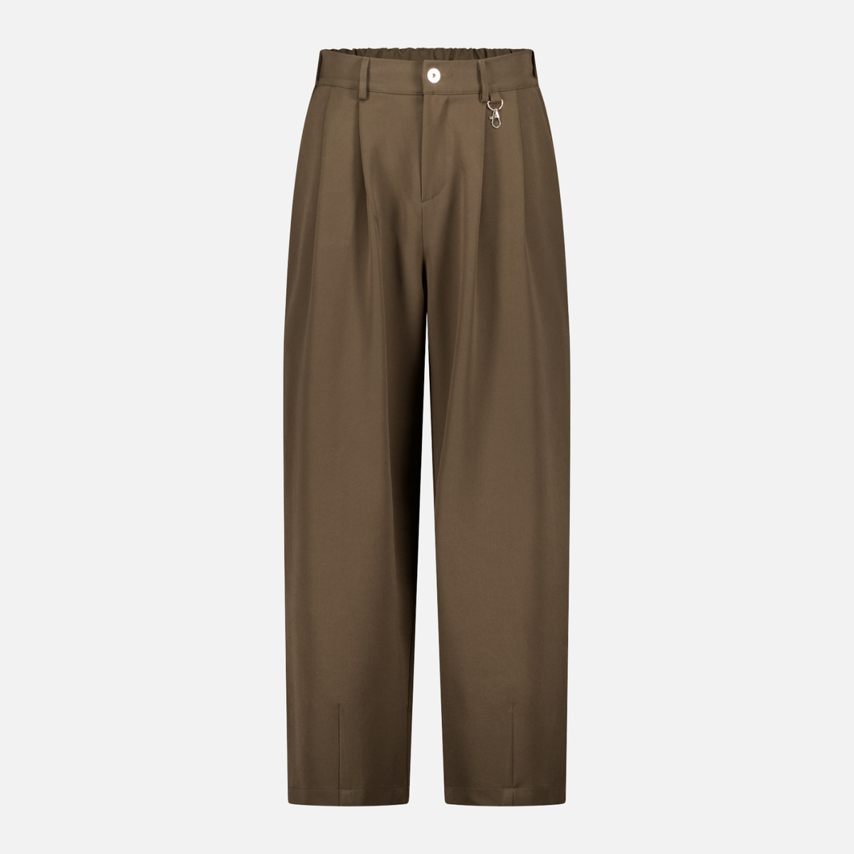 PLEATED PANT - BROWN
