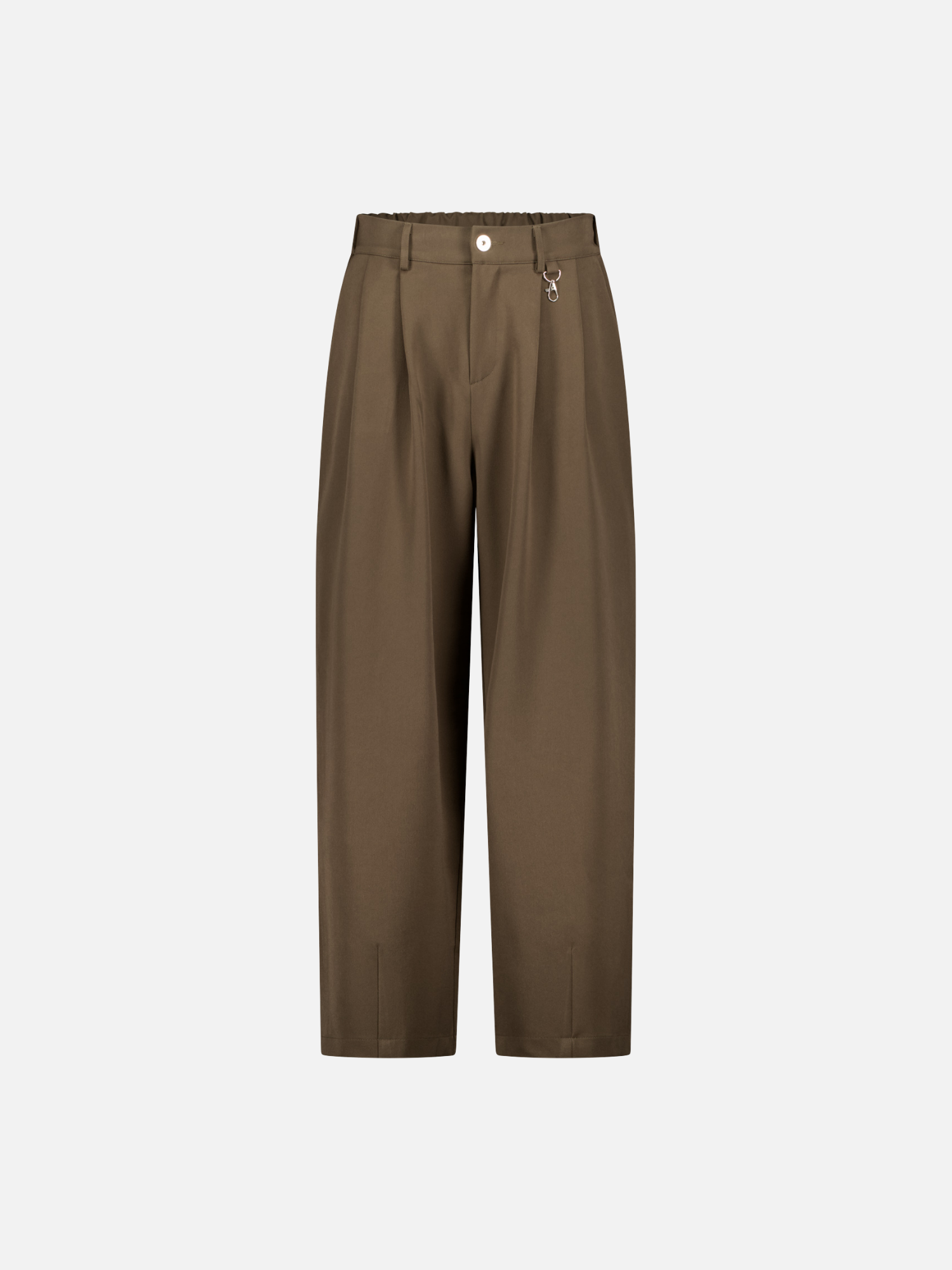 PLEATED PANT - BROWN