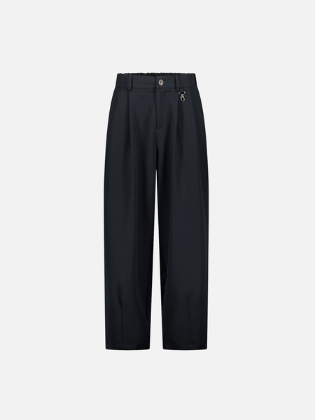 PLEATED PANT - NAVY
