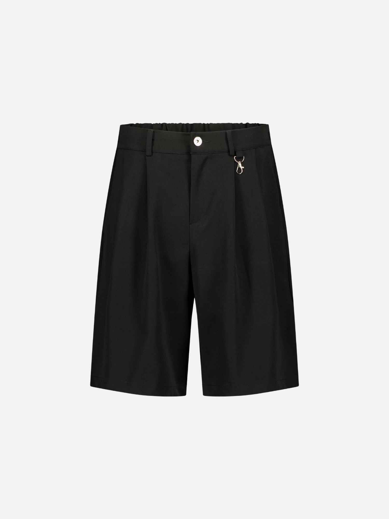 PLEATED SHORTS - BLACK