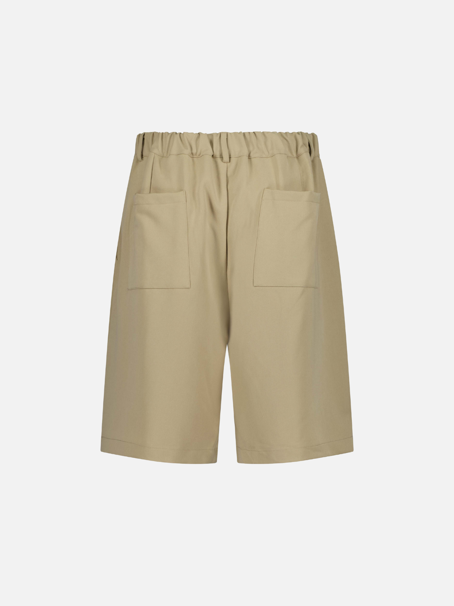 PLEATED SHORTS - SAND