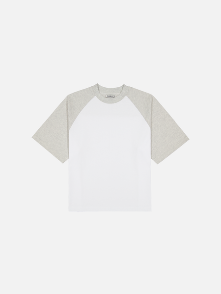 RAGLAN SS T-SHIRT - WHITE/ARCTYC