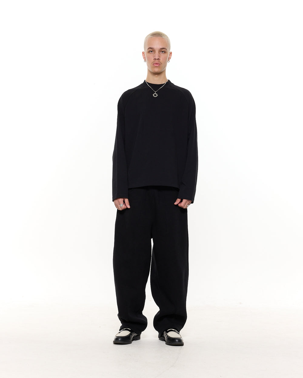 Ultra Soft 3/4 Length Sleeve Tee - Black