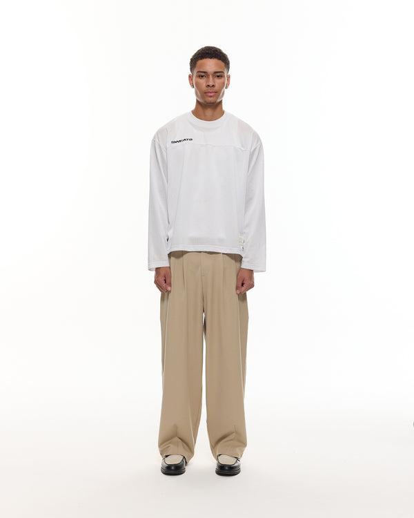 PLEATED PANT - SAND