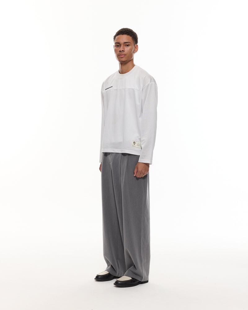 PLEATED PANT - GREY