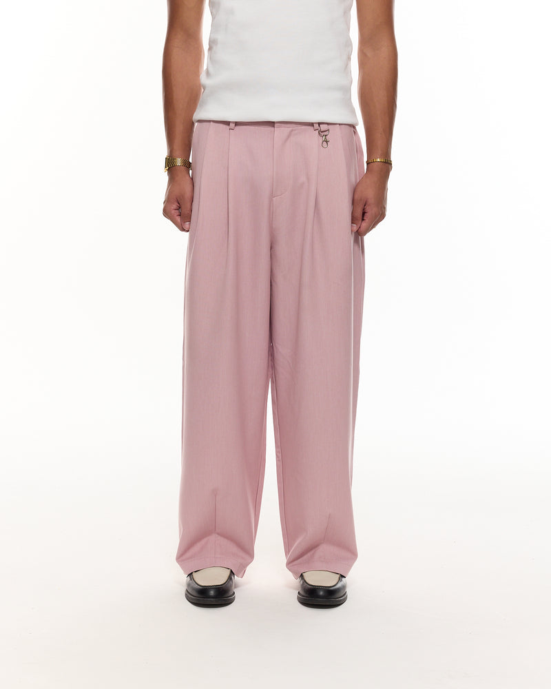 PLEATED PANT - PINK