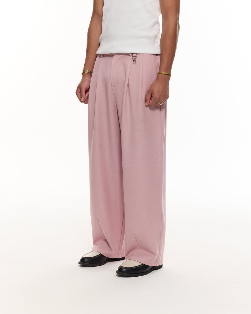 PLEATED PANT - PINK