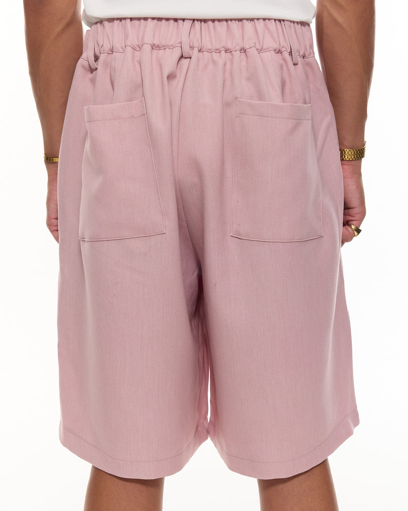 PLEATED SHORTS - PINK