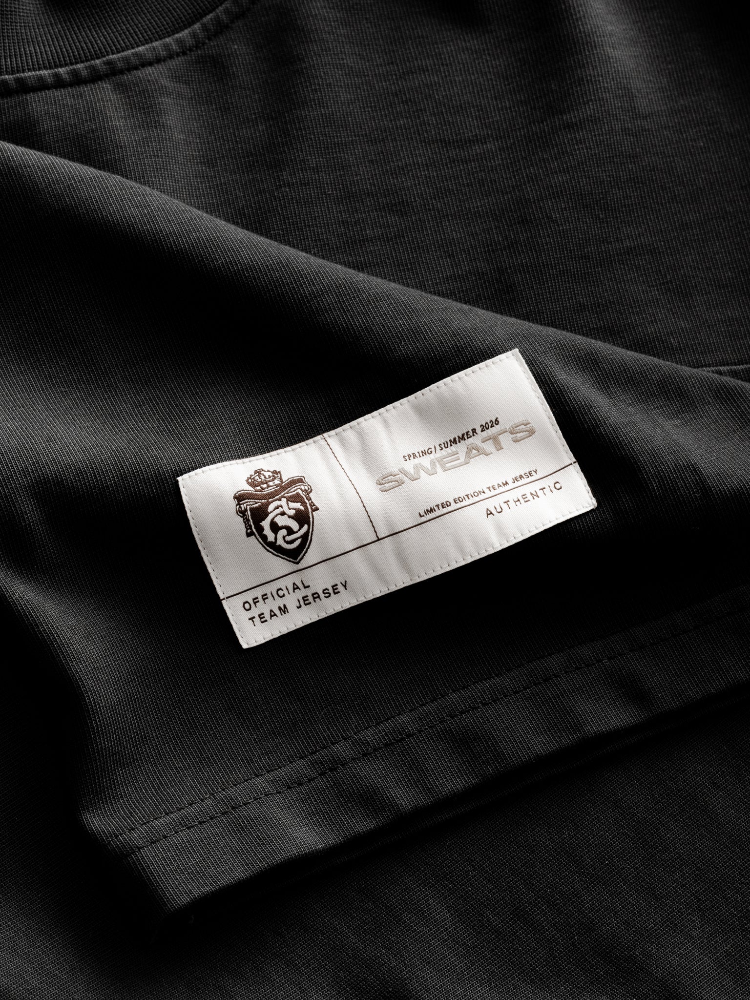 JERSEY SS T-SHIRT - WASHED BLACK